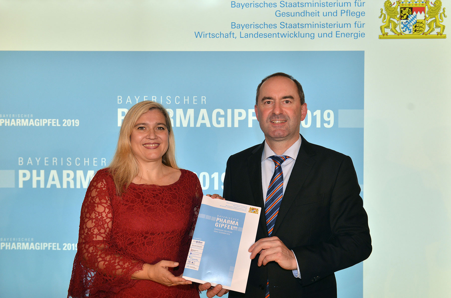 Gemeinsame Erklärung auf dem Bayerischen Pharmagipfel 2019